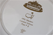 1992 Masters Tournament Ltd Ed Lenox Commemorative Member Plate #1 in Original Box