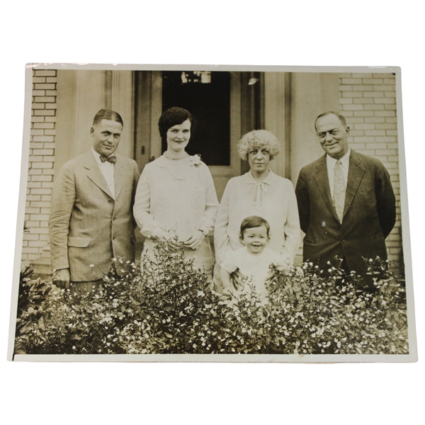 1926 Bobby Jones Family Portrait of Young Golf Superstar Large Photo