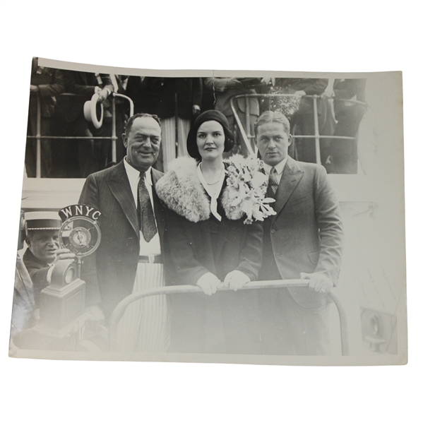 1930 Bobby Jones European Champion Back Home Large Photo