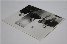 1930 Bobby Jones 'Grand Slam Winner Addresses Nationwide Audience' Large Vintage Photo