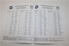 2001 US Open, 2005 US Open & 2017 Western Amateur Official Programs