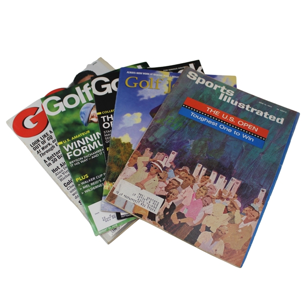 1964 Sports Illustrated with Four (4) Golf World Magazines