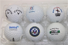 Twenty-Four (24) US Open, Ryder Cup, MJ, PGA & others Logo Golf Balls