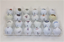 Twenty-Four (24) US Open, Ryder Cup, MJ, PGA & others Logo Golf Balls