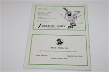 1960 Greater Greensboro Open Program