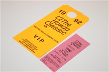 1992 Honda Classic Any Day Ticket & VIP Pass - Corey Pavin Hole-Out