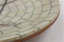 Crossed Clubs Ceramic Plate