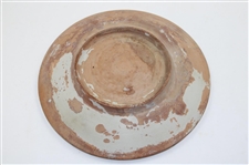 Crossed Clubs Ceramic Plate
