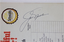 Jack Nicklaus Signed 1966 Philadelphia Golf Classic Pairing Sheet JSA ALOA
