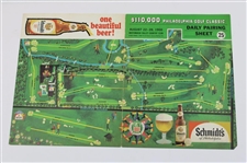 Jack Nicklaus Signed 1966 Philadelphia Golf Classic Pairing Sheet JSA ALOA