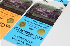 2005 PGA Championship at Baltusrol Complete Ticket Set