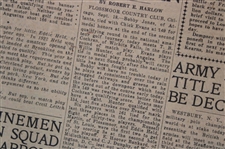 1923 Cleveland News Bobby Jones 'Chick Evans Is Favorite Over Bobby Jones' Newspaper Article/Photo