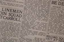 1923 Cleveland News Bobby Jones 'Chick Evans Is Favorite Over Bobby Jones' Newspaper Article/Photo