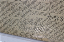 1923 Cleveland News Bobby Jones 'Chick Evans Is Favorite Over Bobby Jones' Newspaper Article/Photo