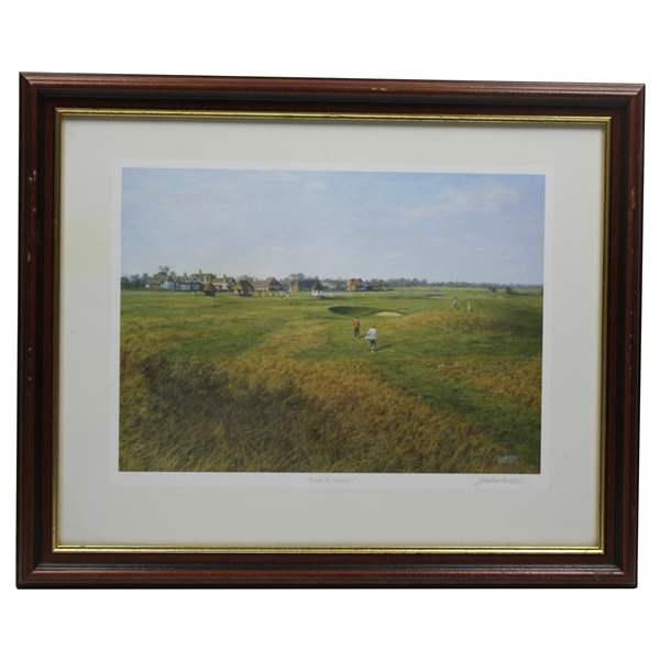 Royal St. Georges Print Signed By Artist Jonathan Mitchell 