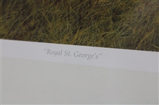 Royal St. Georges Print Signed By Artist Jonathan Mitchell 