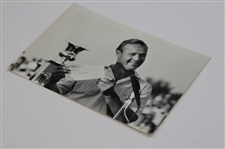 Original B&W Arnold Palmer w/Winner’s Check of The Kemper Open Photo & Program