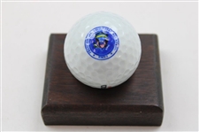 Presidential Helicopter Golf Ball With Photos Of Pilot, Presidents Clinton, Bush & Pope John XXIII