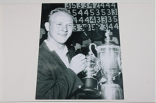 Two Large Format Copy Photographs Of “The King” Arnold Palmer HOF
