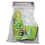 Scotty Cameron Lime Green Peace Sign Logo Putter Cover