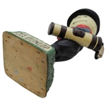 1940's Dunlop Golf Ball Caddie We Play Dunlop Advertising Figural Point Of Purchase Display