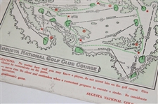 1956 Masters Tournament Thursday Pairing Sheet