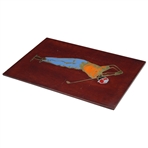 Golfer Post Swing Plaque