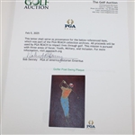 Golfer Post Swing Plaque