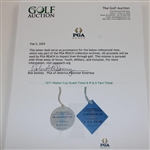 1971 Walker Cup Guest Ticket & R & A Tent Ticket