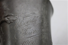 1900 Cloverly Golf Tournament Pewter Trophy Cup