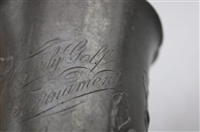 1900 Cloverly Golf Tournament Pewter Trophy Cup