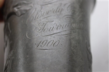 1900 Cloverly Golf Tournament Pewter Trophy Cup