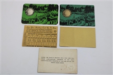 Col. R. Otto Probst Five (5) Credentials for The Golf Writers Assoc. 1950-53