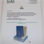 Twenty-Five (25) 2014 PGA Distinguished Service Award Programs Honoring President Bill Clinton