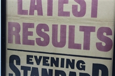 Vintage Ryder Cup Latest Results Evening Standard - Framed