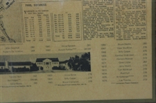 Ltd Ed Fort Worth Press Colonial Golf Club Opens Reproduction on Wood Plaque 91/500