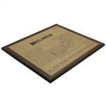 Ltd Ed Fort Worth Press Colonial Golf Club Opens Reproduction on Wood Plaque 91/500