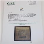Ltd Ed Fort Worth Press Colonial Golf Club Opens Reproduction on Wood Plaque 91/500