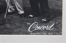 Buddy Hackett Signed The Concord Kiamesha Island Photo w/'1953 -1990'- Framed JSA ALOA