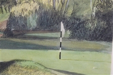 Wilderness Golf Club 'The 4th Green' Print by Earnest Greenwood & Lawrence Josset - Framed