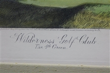 Wilderness Golf Club 'The 4th Green' Print by Earnest Greenwood & Lawrence Josset - Framed