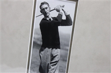 Tommy Armour 1930 PGA Championship at Fresh Meadows CC Cherry Wood Golf Display