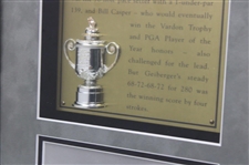 Al Geiberger (1966) & Bob Rosburg (1959) PGA Championship Cherry Wood Golf Displays