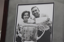 Al Geiberger (1966) & Bob Rosburg (1959) PGA Championship Cherry Wood Golf Displays