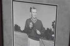 Al Geiberger (1966) & Bob Rosburg (1959) PGA Championship Cherry Wood Golf Displays