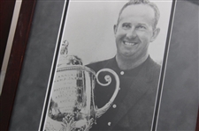Al Geiberger (1966) & Bob Rosburg (1959) PGA Championship Cherry Wood Golf Displays