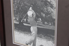 Bob Hamilton (1944) & Jeff Sluman (1988) PGA Championship Cherry Wood Golf Displays