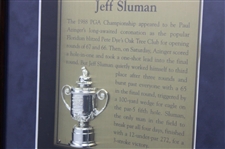 Bob Hamilton (1944) & Jeff Sluman (1988) PGA Championship Cherry Wood Golf Displays