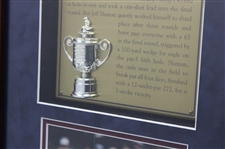 Bob Hamilton (1944) & Jeff Sluman (1988) PGA Championship Cherry Wood Golf Displays