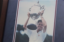 Bob Hamilton (1944) & Jeff Sluman (1988) PGA Championship Cherry Wood Golf Displays